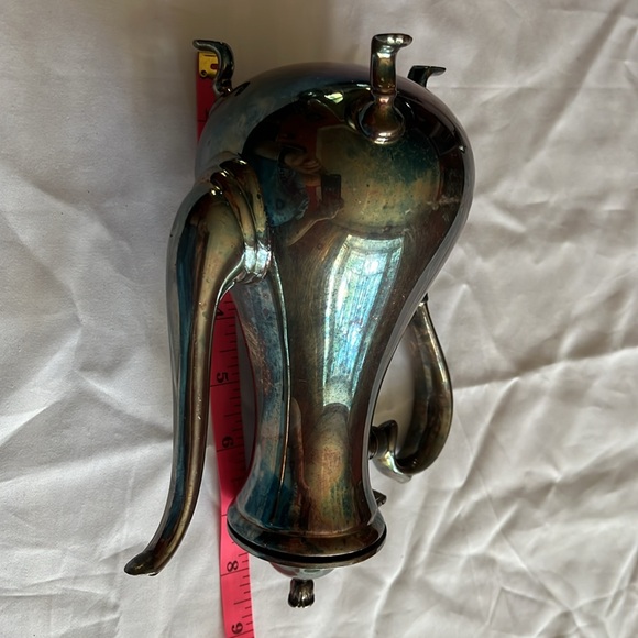 International Silver Co Silver Plated Hollowware 4 Piece Tea/Coffee Set Vintage - Picture 12 of 13